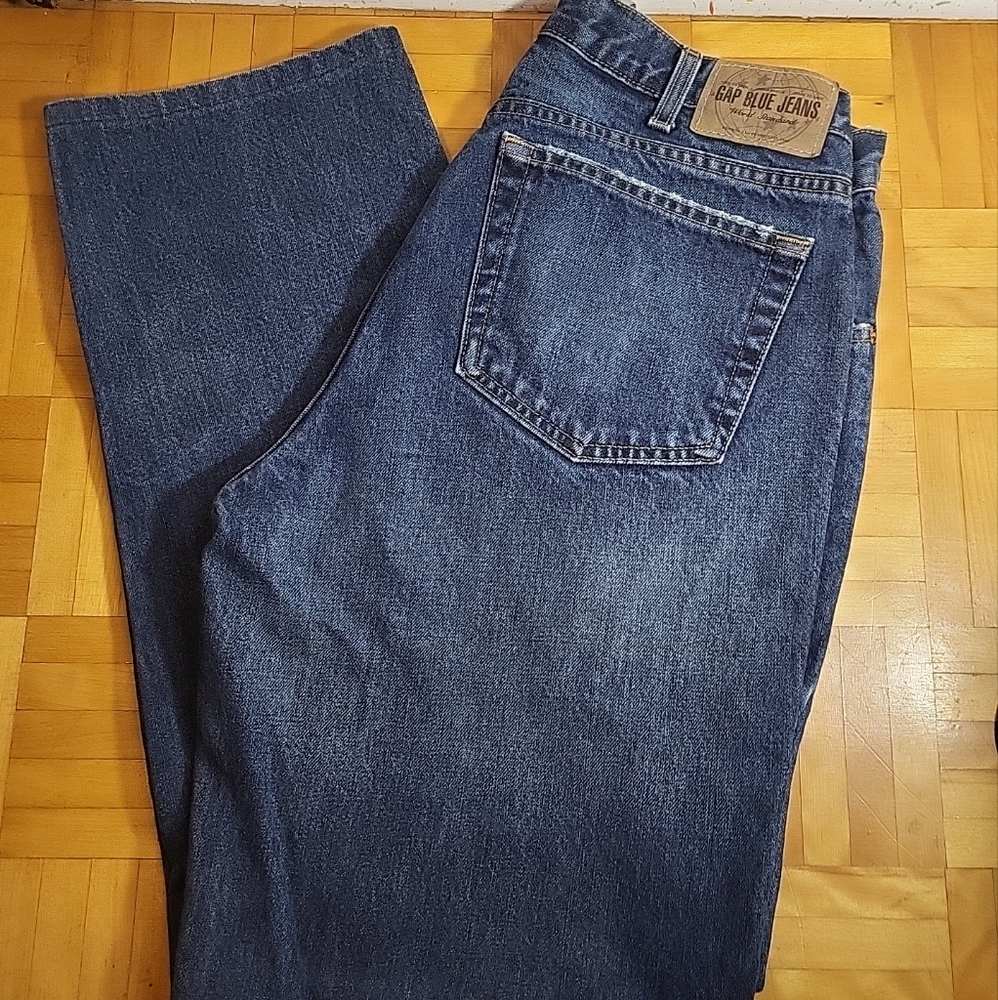 vintage gab blue jeans Men 34X32 made in usa